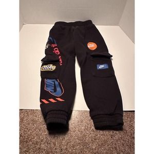 nike boys fleece cargo pants size small
